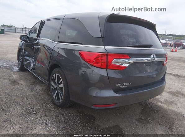 5FNRL6H92JB077590 2018 HONDA ODYSSEY Gray Trasero izquierdo