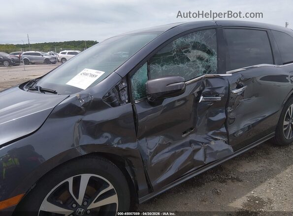 5FNRL6H92JB077590 2018 HONDA ODYSSEY Gray Vista frontal