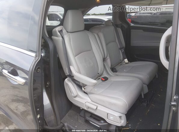5FNRL6H92JB077590 2018 HONDA ODYSSEY Gray Vista de la etiqueta del VIN