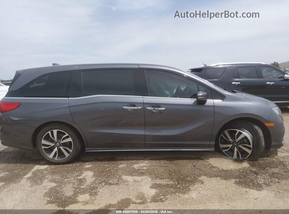 5FNRL6H92JB077590 2018 HONDA ODYSSEY Gray Vista interior trasera