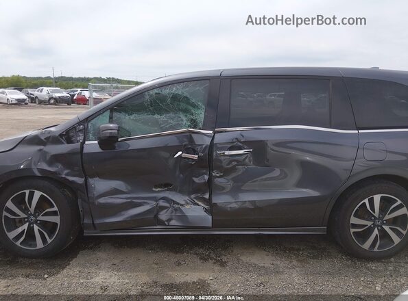 5FNRL6H92JB077590 2018 HONDA ODYSSEY Gray Vista interior de 360 grados