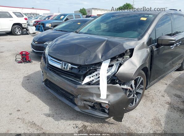 5FNRL6H92LB014346 2020 HONDA ODYSSEY Brown Widok z przodu