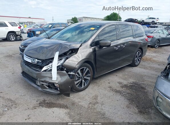 5FNRL6H92LB014346 2020 HONDA ODYSSEY Brown Przód lewy