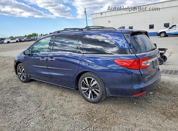 5FNRL6H92LB022852 2020 HONDA ODYSSEY Blue Trasero izquierdo
