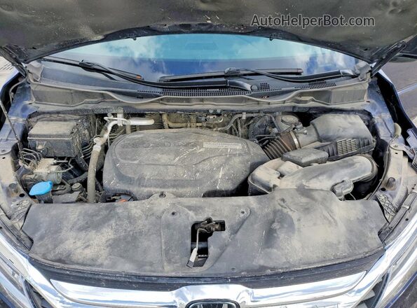 5FNRL6H92LB022852 2020 HONDA ODYSSEY Blue Vista del compartimento del motor