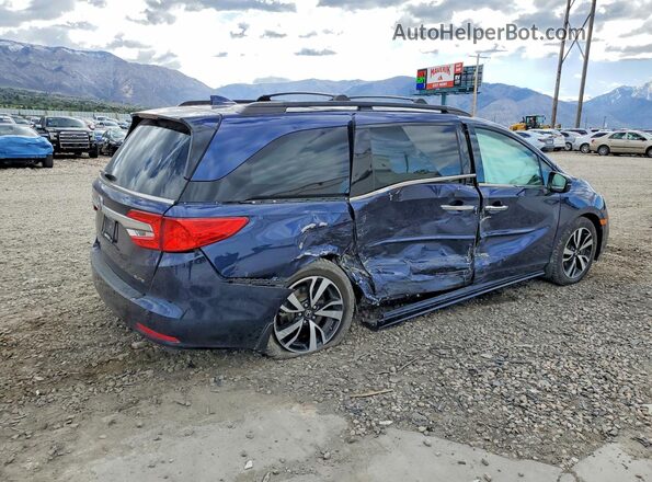 5FNRL6H92LB022852 2020 HONDA ODYSSEY Blue Trasero derecho