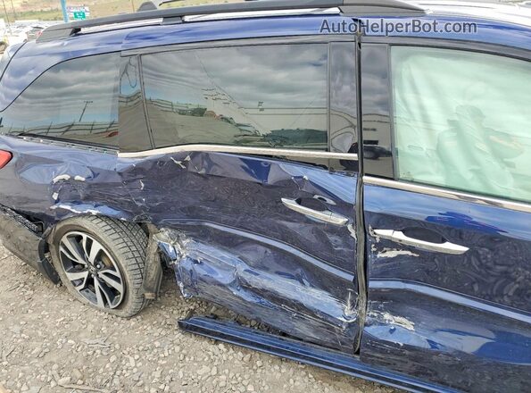 5FNRL6H92LB022852 2020 HONDA ODYSSEY Blue Vista interior trasera