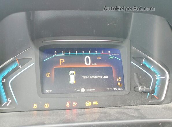5FNRL6H92LB022852 2020 HONDA ODYSSEY Blue Vista del cuadro de instrumentos