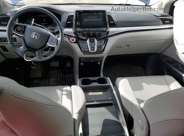 5FNRL6H92LB022852 2020 HONDA ODYSSEY Blue Vista del salpicadero