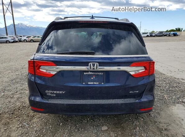 5FNRL6H92LB022852 2020 HONDA ODYSSEY Blue Vista trasera