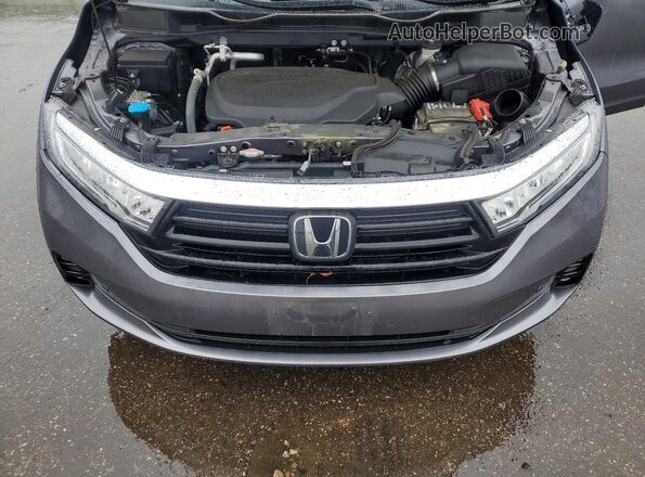 5FNRL6H92PB056764 2023 HONDA ODYSSEY Gray Vista del compartimento del motor