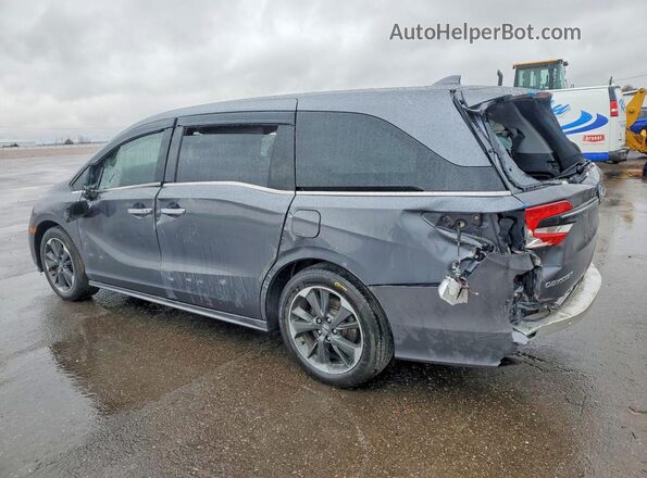 5FNRL6H92PB056764 2023 HONDA ODYSSEY Gray Trasero izquierdo