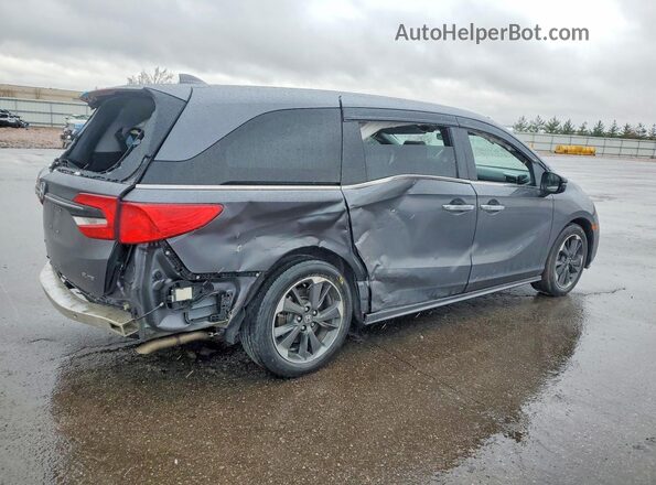 5FNRL6H92PB056764 2023 HONDA ODYSSEY Gray Trasero derecho