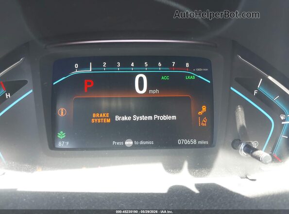 5FNRL6H93JB042248 2018 HONDA ODYSSEY White Հետևի նստատեղերի տեսք