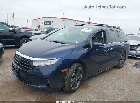 5FNRL6H93PB009582 2023 HONDA ODYSSEY Navy Передня ліва чверть