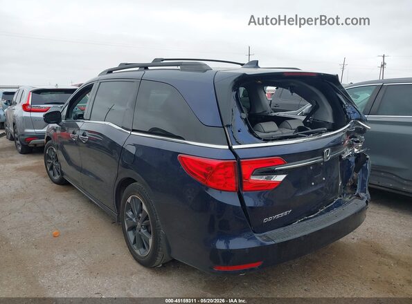 5FNRL6H93PB009582 2023 HONDA ODYSSEY Navy Задня ліва чверть