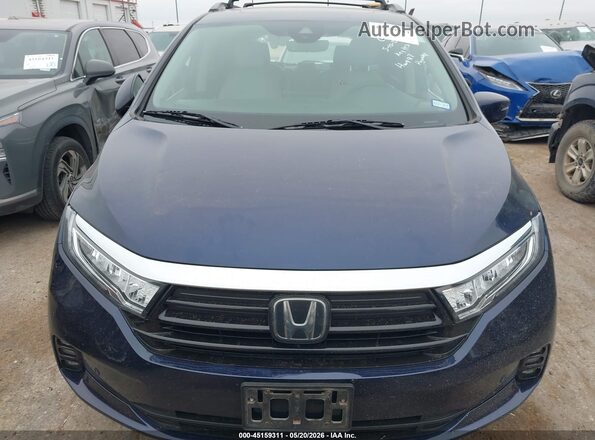 5FNRL6H93PB009582 2023 HONDA ODYSSEY Navy Вид щитка приладів