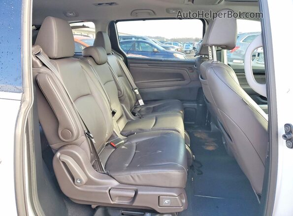 5FNRL6H94LB042441 2020 HONDA ODYSSEY White Widok wnętrza z tyłu