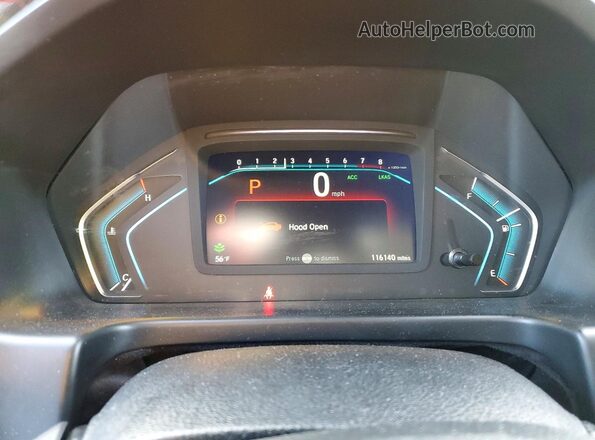 5FNRL6H94LB042441 2020 HONDA ODYSSEY White Widok zestawu wskaźników