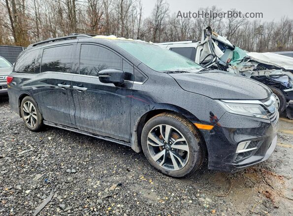 5FNRL6H95JB023362 2018 HONDA ODYSSEY Black Przód prawy