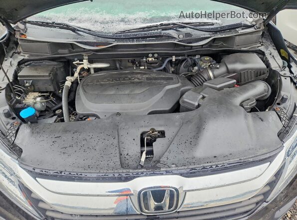 5FNRL6H95JB023362 2018 HONDA ODYSSEY Black Widok komory silnika