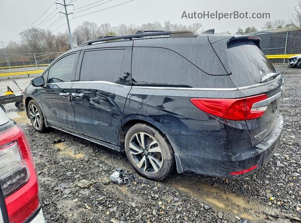 5FNRL6H95JB023362 2018 HONDA ODYSSEY Black Tył lewy