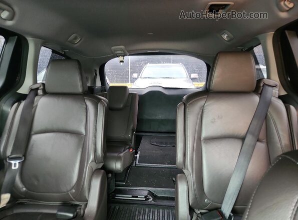 5FNRL6H95JB023362 2018 HONDA ODYSSEY Black Widok tylnych siedzeń