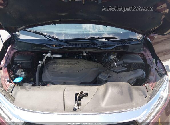 5FNRL6H95MB016304 2021 HONDA ODYSSEY Бордовый Вид сзади