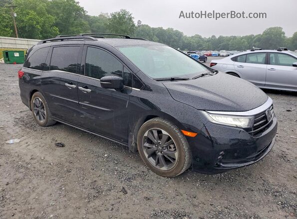 5FNRL6H95PB050943 2023 HONDA ODYSSEY Black Передня права чверть