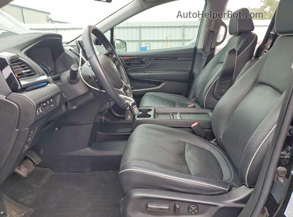 5FNRL6H95PB050943 2023 HONDA ODYSSEY Black Вид салону спереду