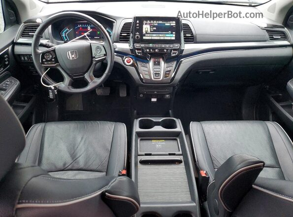 5FNRL6H95PB050943 2023 HONDA ODYSSEY Black Вид панелі приладів