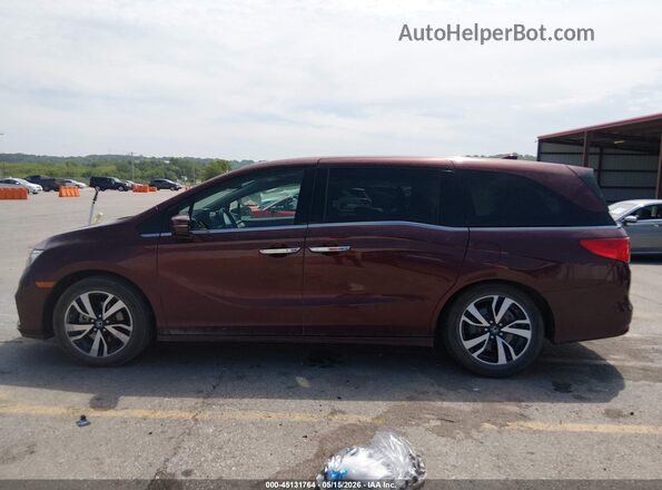 5FNRL6H96JB038579 2018 HONDA ODYSSEY Бордовый Панорамный вид салона 360°
