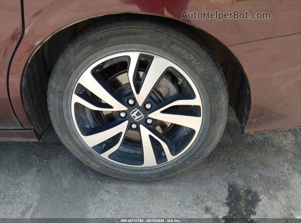 5FNRL6H96JB038579 2018 HONDA ODYSSEY Бордовый Вид спереди