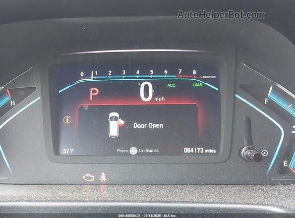5FNRL6H97KB076307 2019 HONDA ODYSSEY Белый 