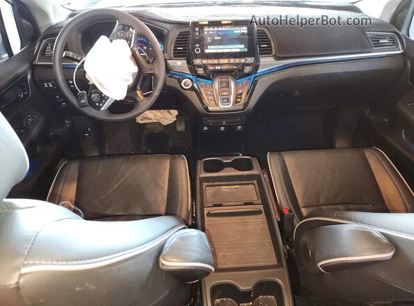 5FNRL6H97PB026031 2023 HONDA ODYSSEY Gray Առջևի վահանակի տեսք