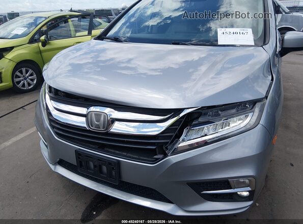 5FNRL6H99JB058339 2018 HONDA ODYSSEY Silver Դիմացի տեսք