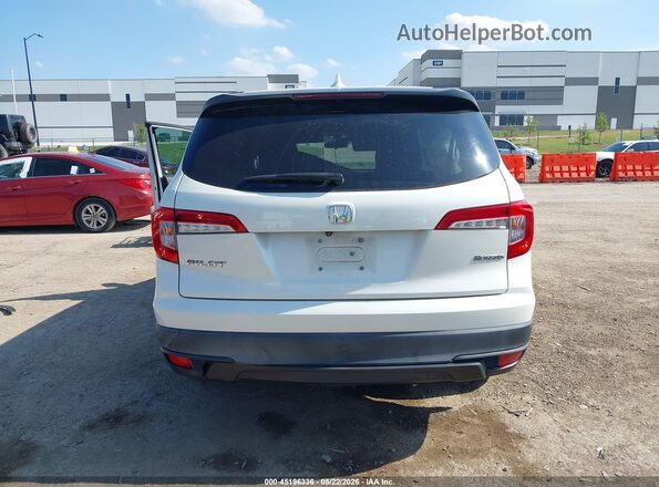 5FNYF5H17KB013649 2019 HONDA PILOT White 