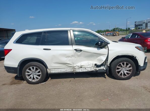 5FNYF5H17KB013649 2019 HONDA PILOT White Vista interior trasera