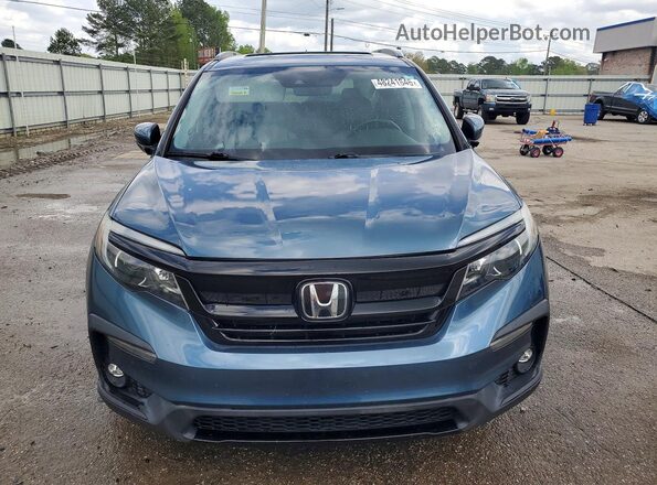 5FNYF5H20MB003153 2021 HONDA PILOT Blue წინა ხედი