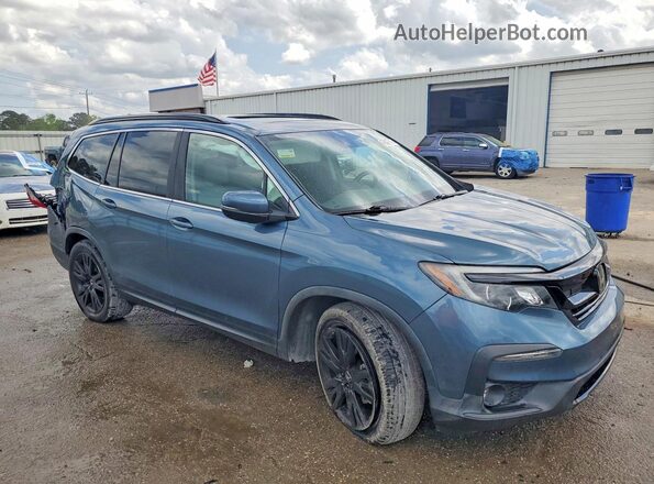 5FNYF5H20MB003153 2021 HONDA PILOT Blue წინა მარჯვენა