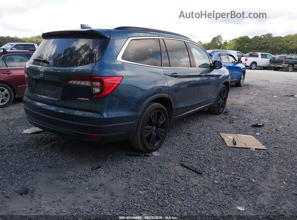 5FNYF5H23MB032260 2021 HONDA PILOT Синий Задняя правая четверть