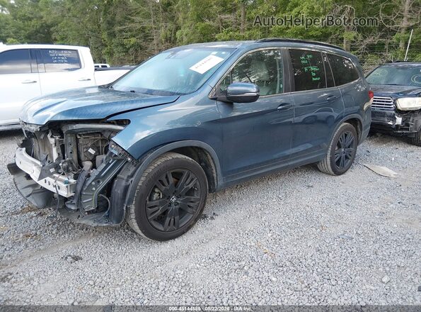 5FNYF5H23MB032260 2021 HONDA PILOT Синий Передняя левая четверть