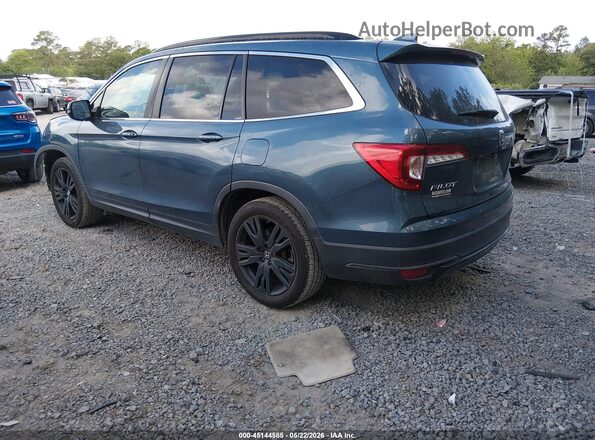 5FNYF5H23MB032260 2021 HONDA PILOT Синий Задняя левая четверть