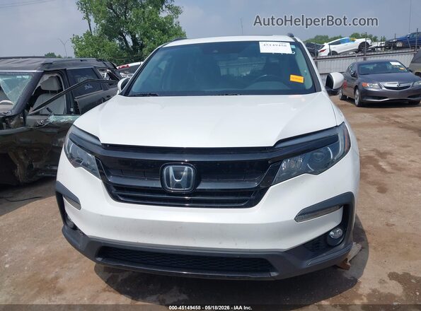 5FNYF5H26MB001438 2021 HONDA PILOT White ხელსაწყოთა პანელის ხედი
