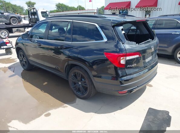 5FNYF5H26MB047416 2021 HONDA PILOT Black Задня ліва чверть