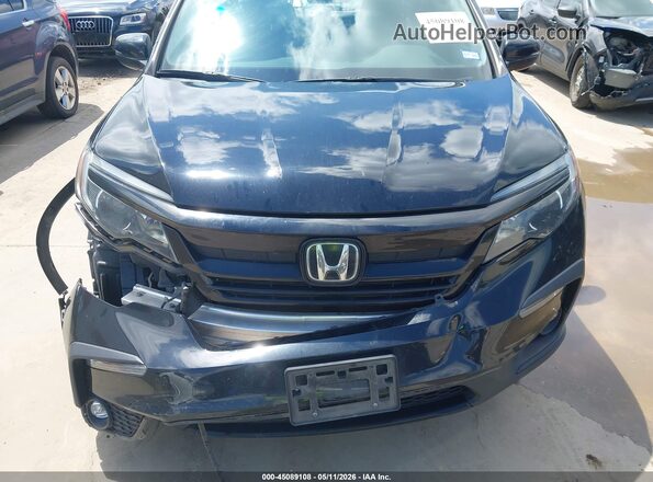 5FNYF5H26MB047416 2021 HONDA PILOT Black Вид щитка приладів