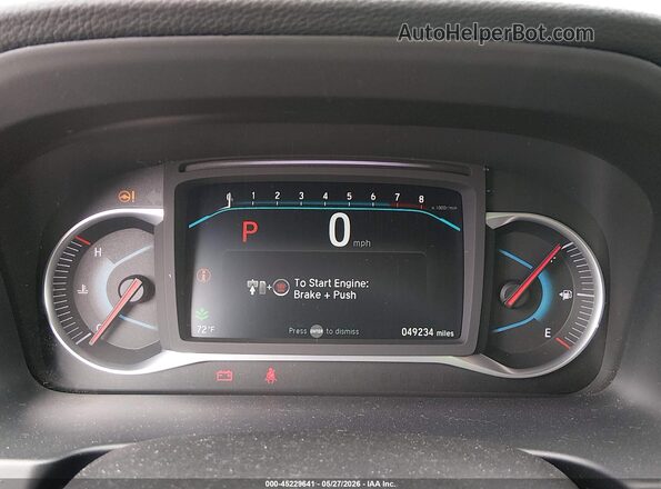 5FNYF5H27NB010957 2022 HONDA PILOT Silver Հետևի նստատեղերի տեսք