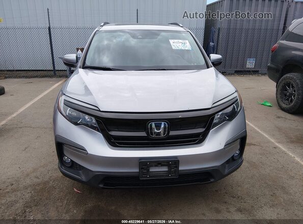 5FNYF5H27NB010957 2022 HONDA PILOT Silver Սարքավորումների վահանակի տեսք