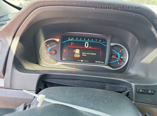 5FNYF5H27NB021196 2022 HONDA PILOT White Вид щитка приладів