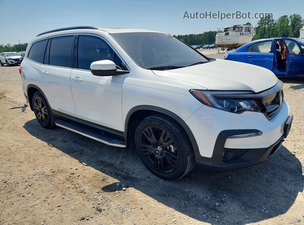 5FNYF5H27NB021196 2022 HONDA PILOT White Передня права чверть